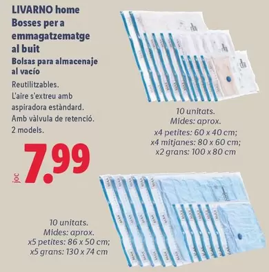 Livarno Home - Bolsas Para Almacenaje Al Vacío