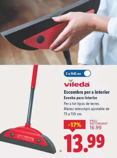 Vileda - Escoba Para Interior