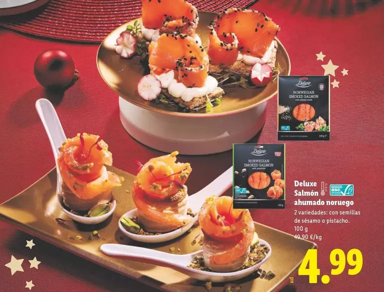 Deluxe - Salmon Asc Ahumado Noruego