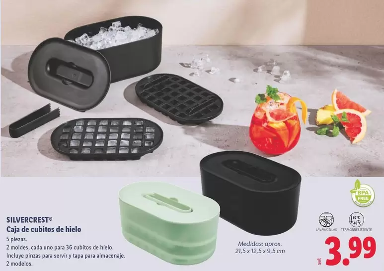 SilverCrest - Caja De Cubitos De Hielo