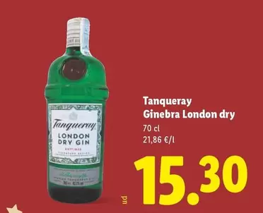Tanqueray - Ginebra London Dry