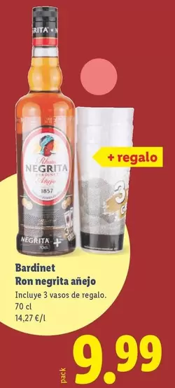 Bardinet - Ron Negrita Anejo