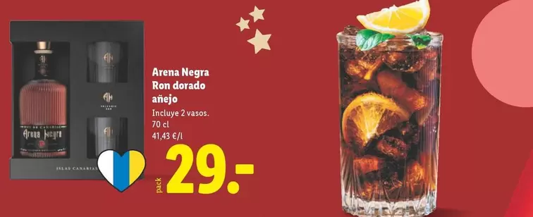 Arena Negra Ron Dorado