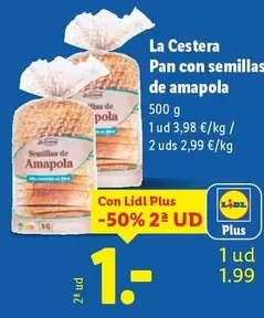 La Cestera - Pan Con Semillas De Amapola