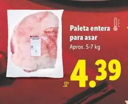 Paleta Entera Para Asar