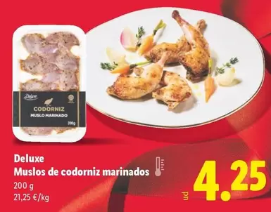 Deluxe - Muslos De Codorniz Marinados