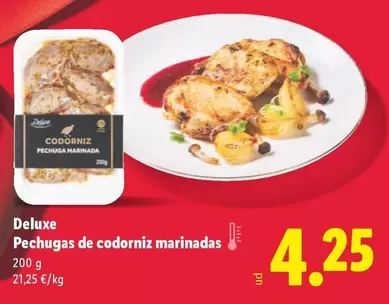 Deluxe - Pechugas De Codorniz Marinadas