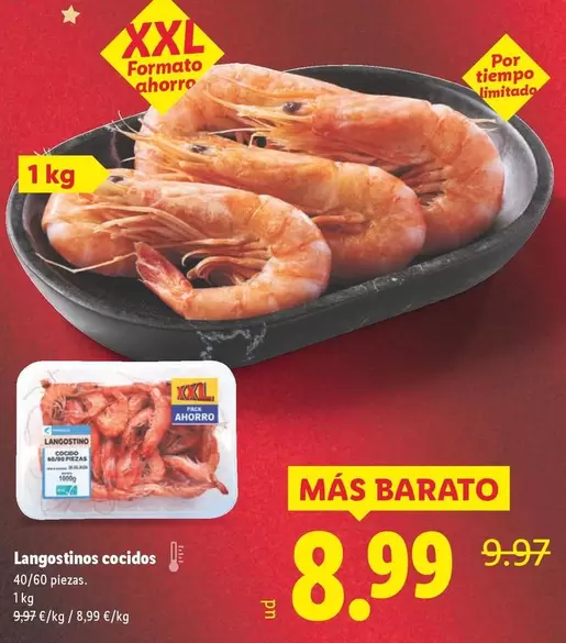 Langostinos Cocidos