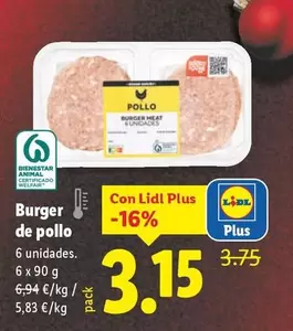 Burger De Pollo