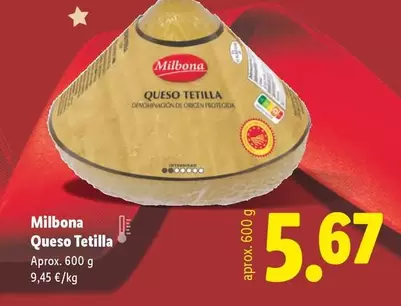 Milbona - Queso Tetilla