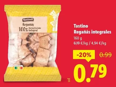 Tastino - Regañás Integrales 