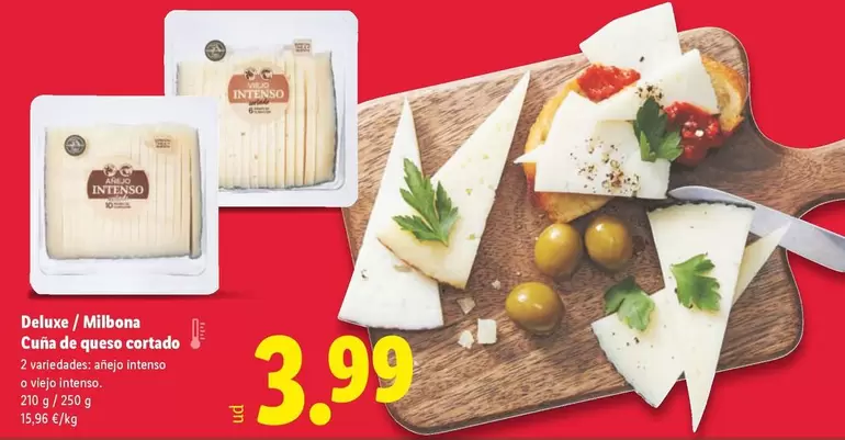 Deluxe/Milbona - Cuña De Queso Cortado