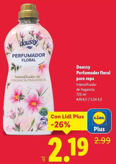 Doussy - Perfumador Floral Para Ropa