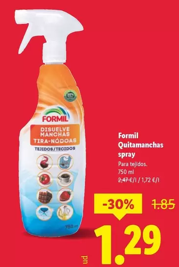 Formil - Quitamanchas Spray