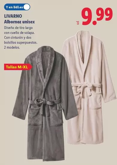 Livarno - Albornoz Unisex