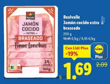 Realvalle - Jamon Cocido Extra Braseado