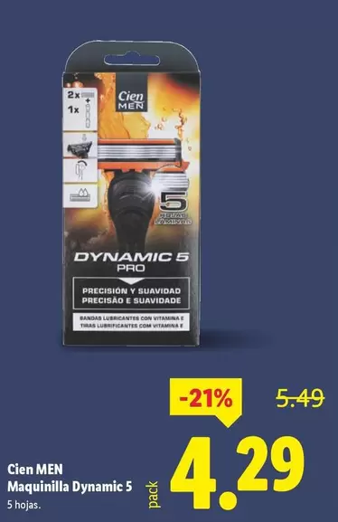 Cien Men - Maquinilla Dynamic 5