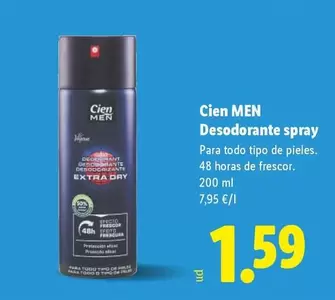 Cien - Men Desodorante Spray
