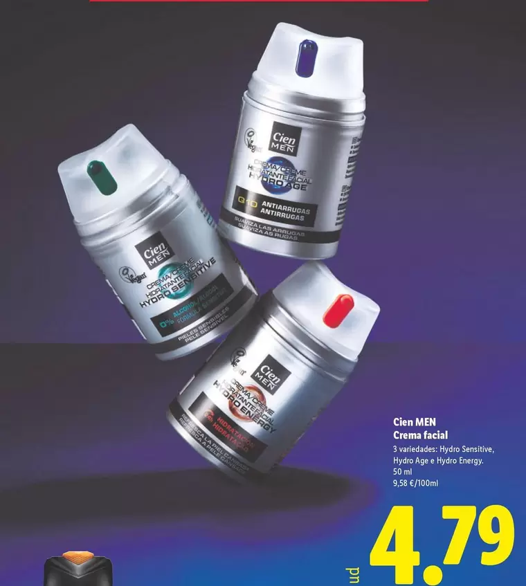 Cien - Men Creme Facial