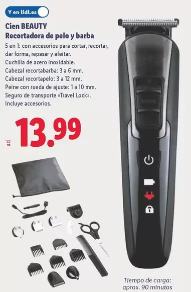 Cien Beauty - Recortador De Pelo Y Barba