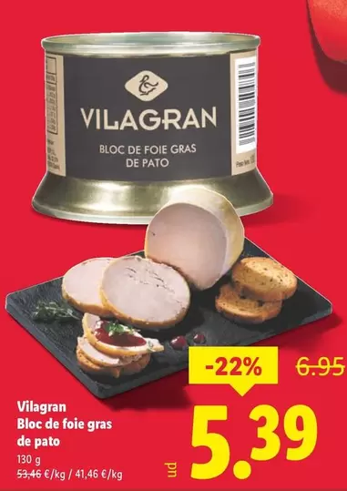 Vilagran - Bloc De Foie Gras De Pato