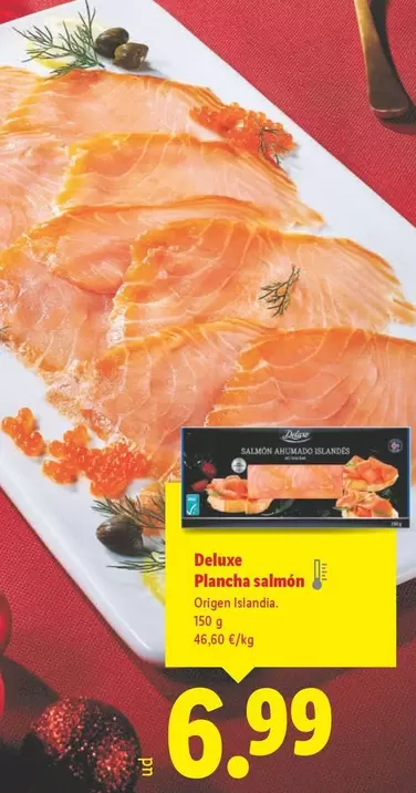Deluxe - Plancha Salmón