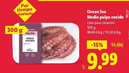 Ocean Sea - Medio Pulpo Cocido