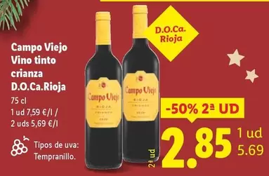 Campo Viejo - Vino Tinto Crianza D.o.ca. Rioja