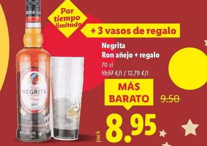 Negrita - Ron Anejo + Regalo