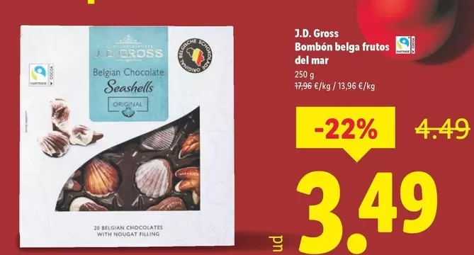 J. D. Gross - Bombon Belga Frutos Del Mar