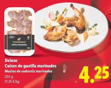 Deluxe - Muslos De Codorniz Marinados