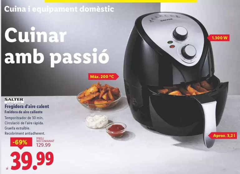 Salter - Freidora De Aire Caliente