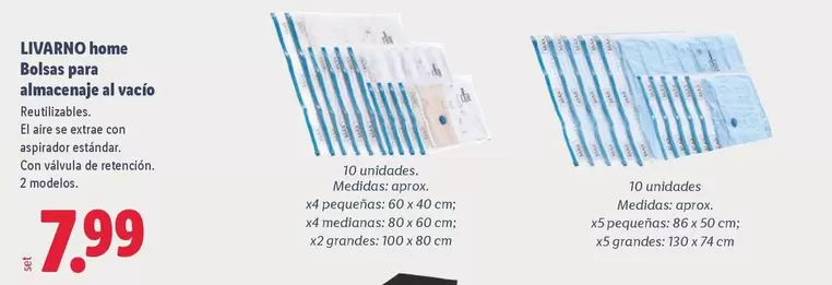 Livarno Home - Bolsas Para Almacenaje Al Vacio