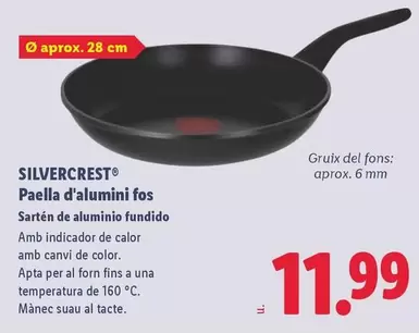 SilverCrest - Sartén De Aluminio Fundido