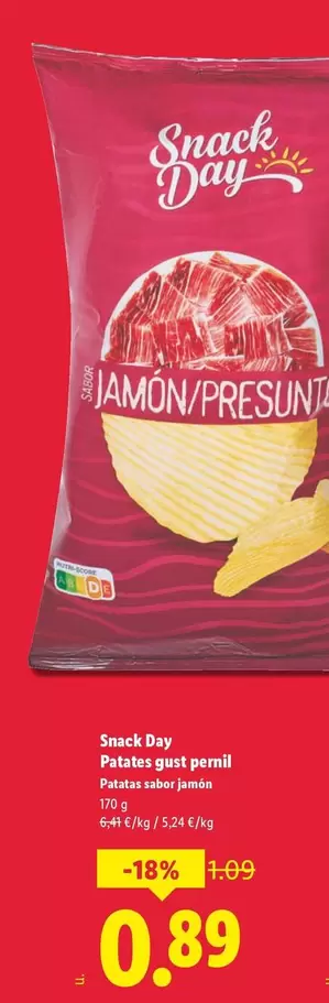 Snack Day -  Patates Gust Pernil