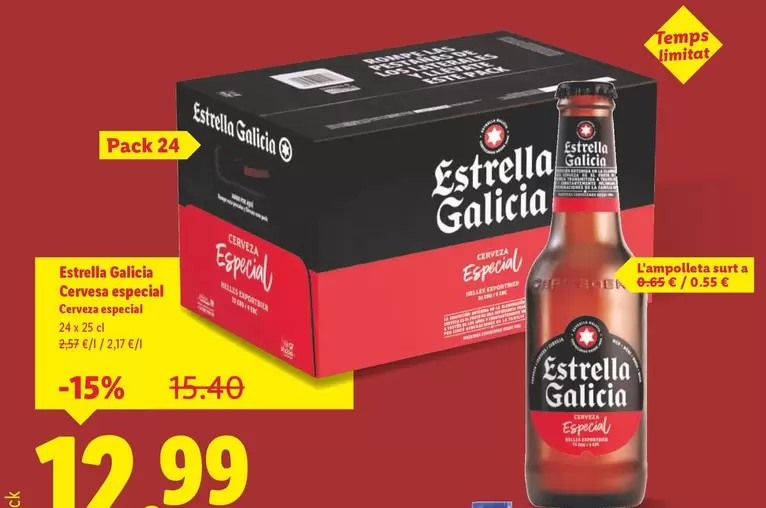 Estrella Galicia - Cervesa Especial