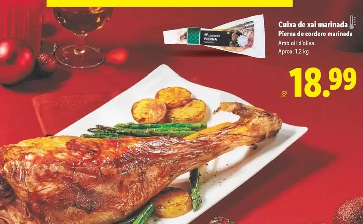 Pierna De Cordero Marinada