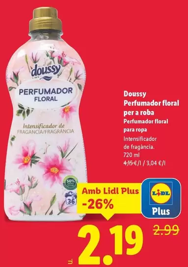 Doussy - Perfumador Floral Para Ropa