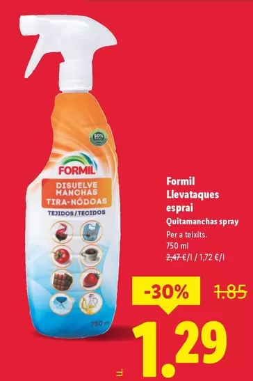 Formil - Quitamanchas Spray 