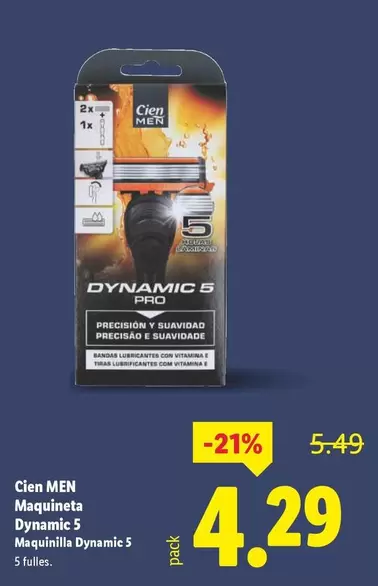 Cien - Maquinilla Dynamic 5