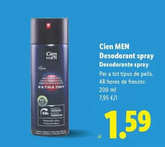 Cien - Desodorant Spray