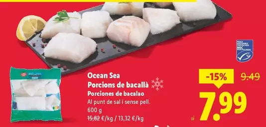 Ocean Sea - Porciones De Bacalao