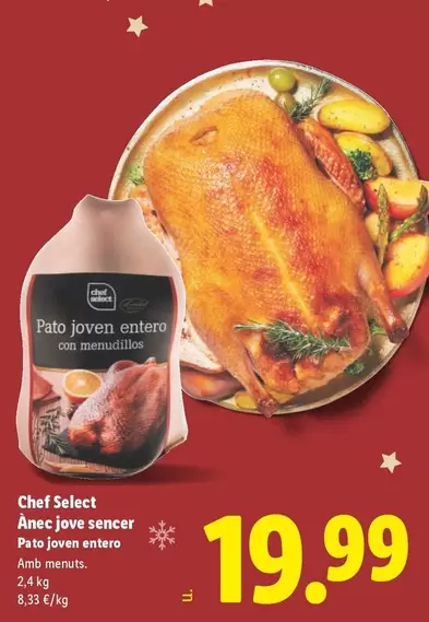 Chef Select - Pato Joven Entero
