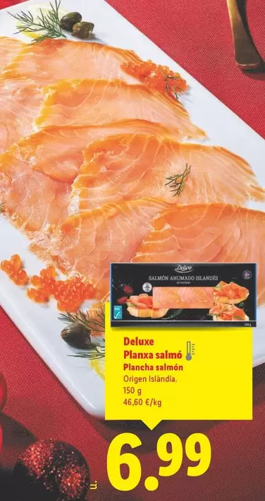 Deluxe - Plancha Salmón