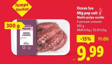 Ocean Sea - Medio Pulpo Cocido