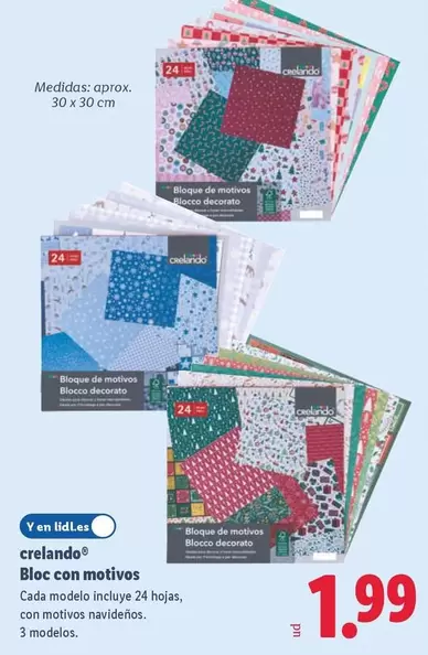 Crelando - Bloc Con Motivos
