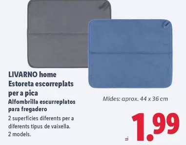 Livarno Home - Alfombrilla Escurreplatos Para Fregadero
