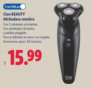Cien Beauty - Afeitadora Rotativa