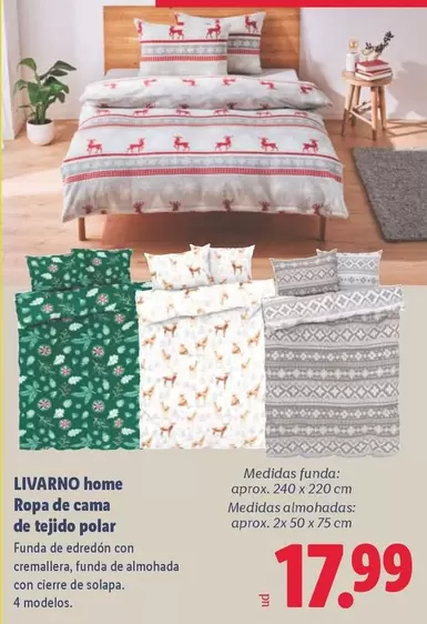 Livarno Home - Ropa De Cama De Tejido Polar