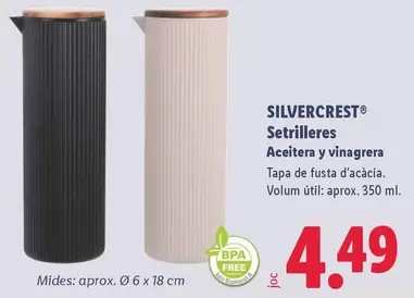 SilverCrest - Aceitera Y Vinagrera